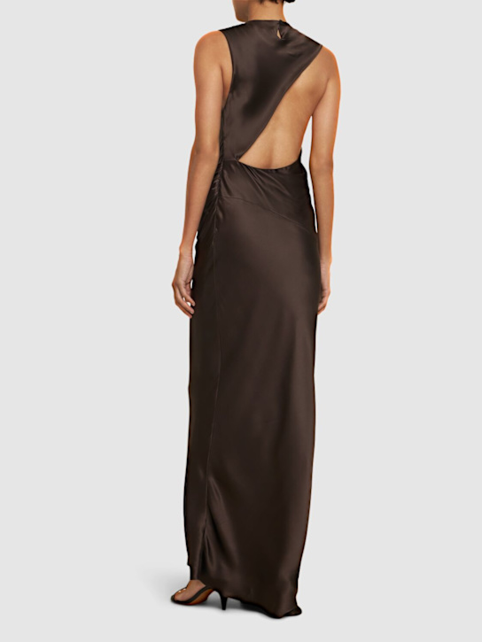 TOVE: Anwen silk blend long dress - women_2 | Luisa Via Roma