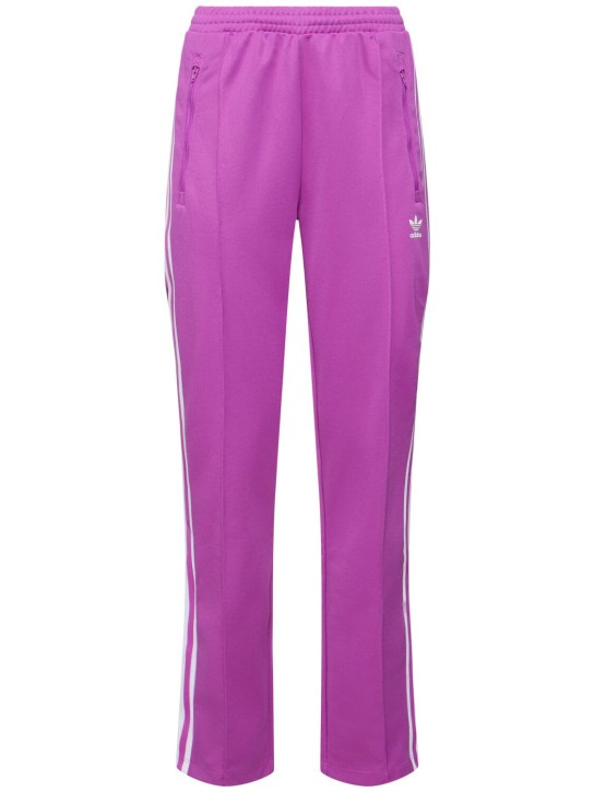 adidas Originals: Pantaloni Beckenbauer - Fucsia/Bianco - women_0 | Luisa Via Roma