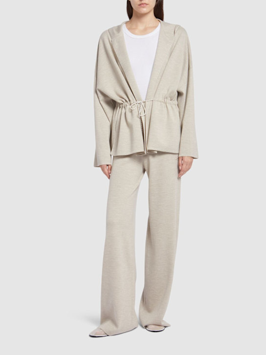 Max Mara: Wilma knit pants - women_1 | Luisa Via Roma