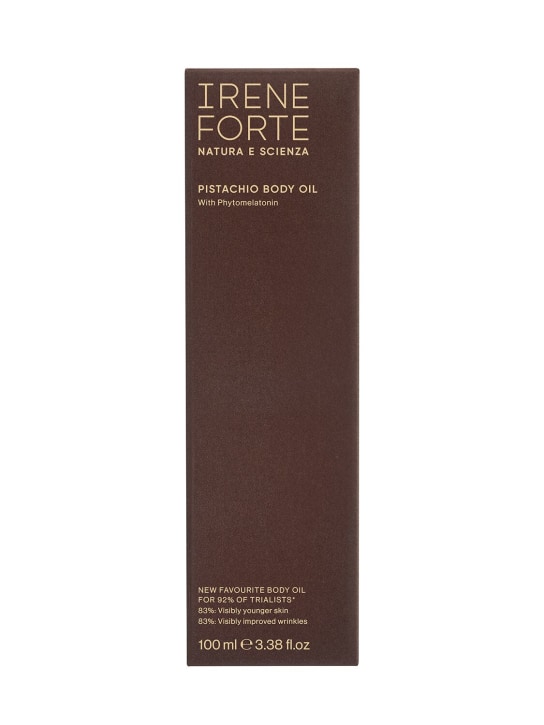 Irene Forte Skincare: Olio corpo Pistacchio 100ml - Trasparente - beauty-women_1 | Luisa Via Roma