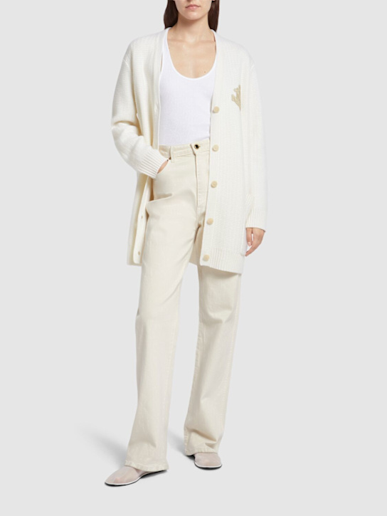 Max Mara: Ravello knit long cardigan - women_1 | Luisa Via Roma