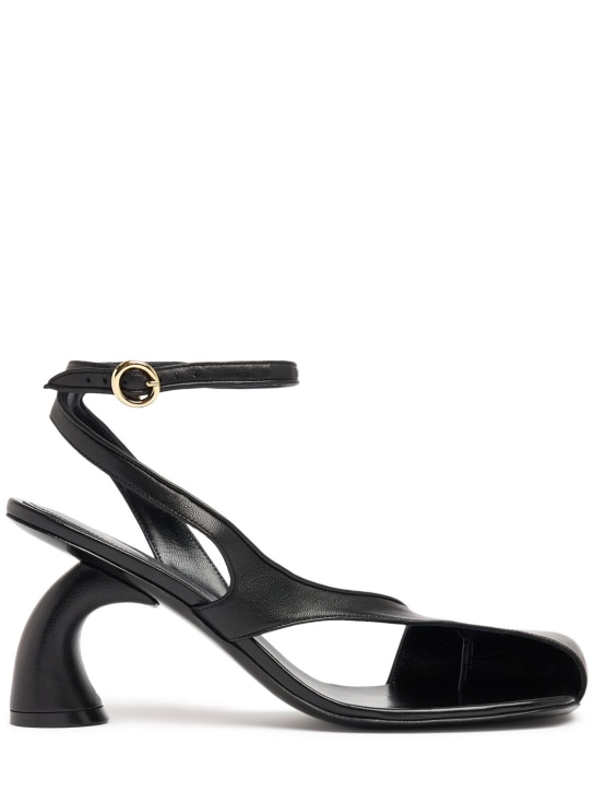 Dries Van Noten: 75mm Leather sandals - women_0 | Luisa Via Roma