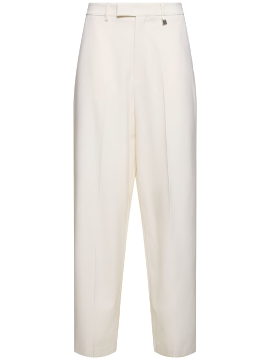 Giuseppe Di Morabito: Stretch wool wide pants - women_0 | Luisa Via Roma