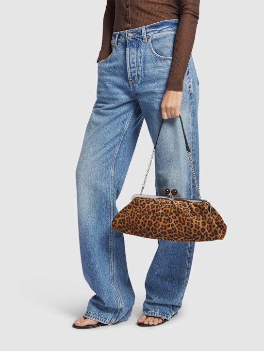 Weekend Max Mara: Pochette en daim Moscova - Leopardo - women_1 | Luisa Via Roma