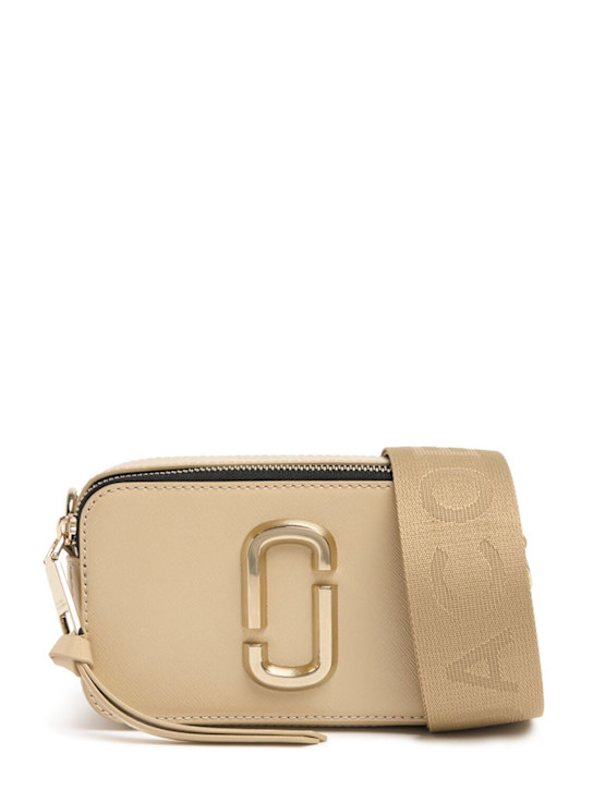 Marc Jacobs: The Snapshot DTM leather shoulder bag - Khaki - women_0 | Luisa Via Roma