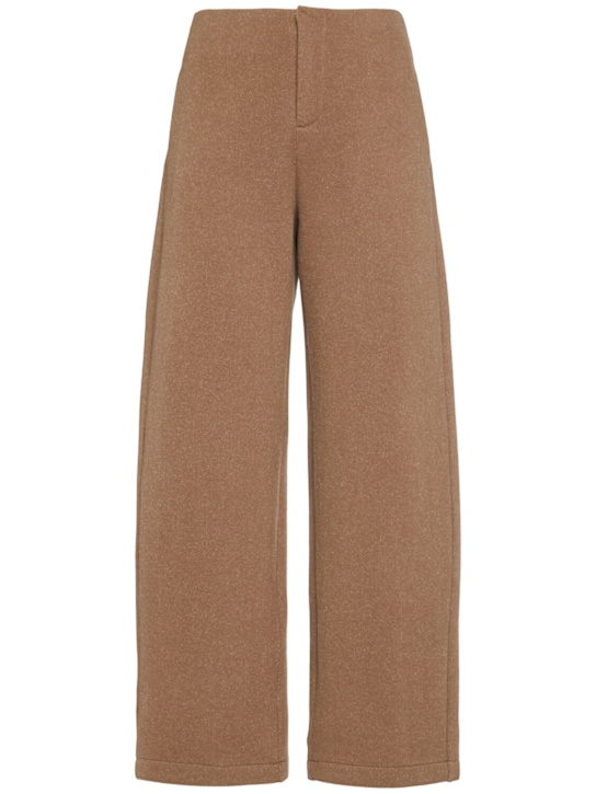 Max Mara: Arca wool & cashmere pants - Camel - women_0 | Luisa Via Roma
