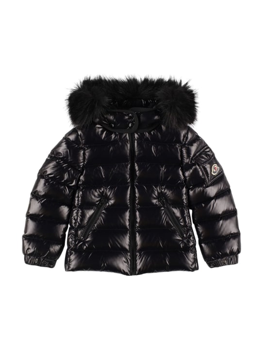 Moncler: Badyf nylon down jacket - kids-girls_0 | Luisa Via Roma