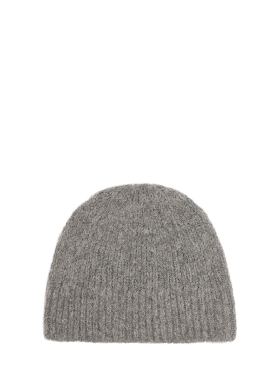 Dries Van Noten: Moss alpaca blend beanie - men_0 | Luisa Via Roma
