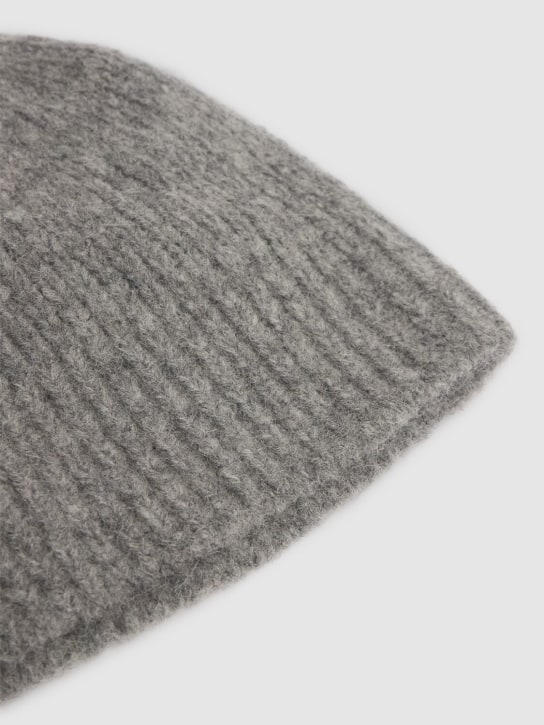 Dries Van Noten: Moss alpaca blend beanie - men_1 | Luisa Via Roma