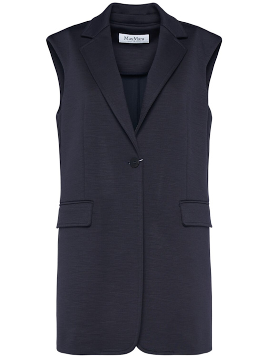 Max Mara: Tenue wool vest - women_0 | Luisa Via Roma
