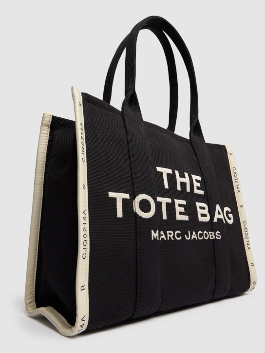 Marc Jacobs: Sac en toile The Large Tote - Noir - women_1 | Luisa Via Roma