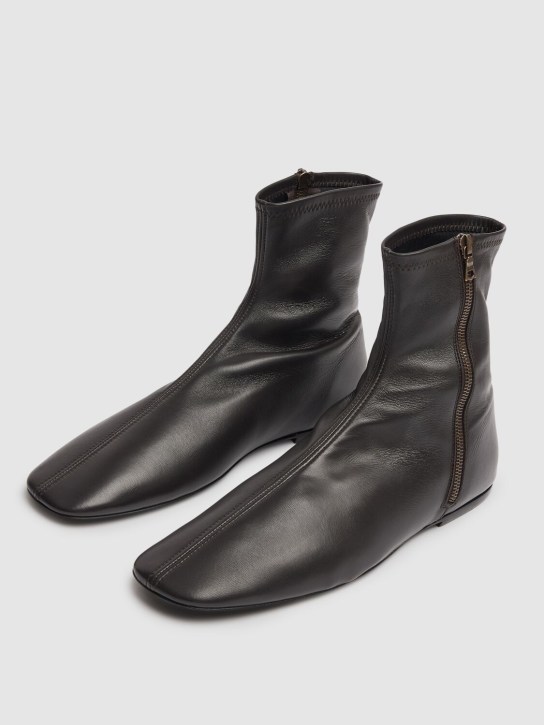 Dries Van Noten: Smooth leather boots - men_2 | Luisa Via Roma
