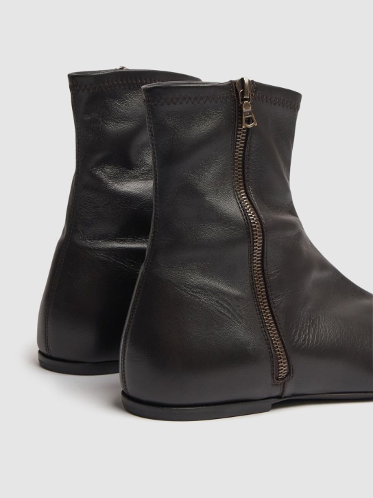 Dries Van Noten: Smooth leather boots - men_4 | Luisa Via Roma