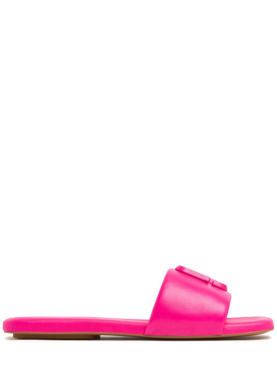 Marc Jacobs: 10mm The J Marc leather sandals - Hot Pink - women_0 | Luisa Via Roma