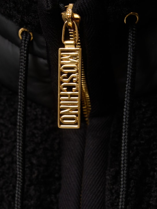 Moschino: Veste décontractée Teddy - Noir - men_1 | Luisa Via Roma