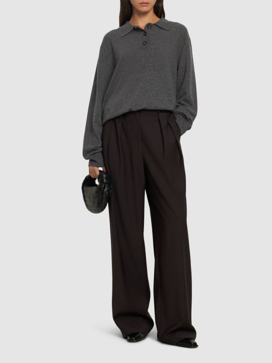 The Garment: Como wool blend knit polo sweater - women_1 | Luisa Via Roma