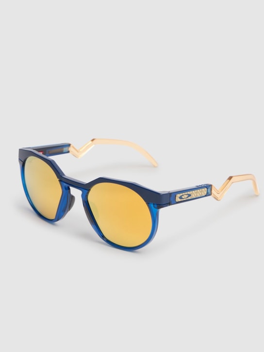 Oakley: Lunettes de soleil rondes KM HSTN Prizm - Or - women_1 | Luisa Via Roma