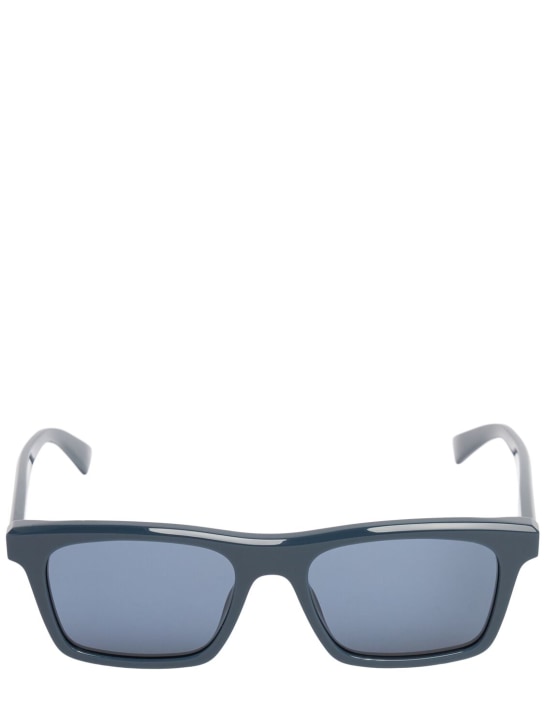 Alexander McQueen: AM0472S acetate sunglasses - Blue - men_0 | Luisa Via Roma