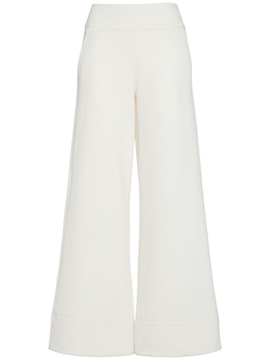 Fagiani neoprene wide leg pants - Thumbnail 1
