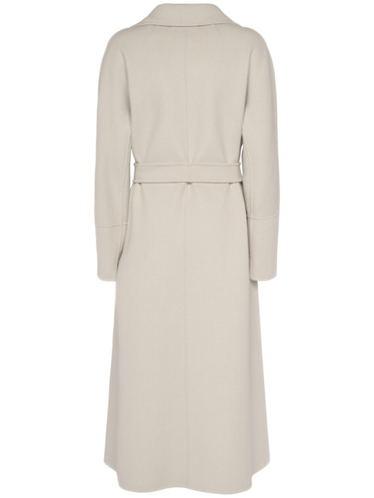 'S Max Mara: Elisa wool belted long coat - Beige - women_3 | Luisa Via Roma