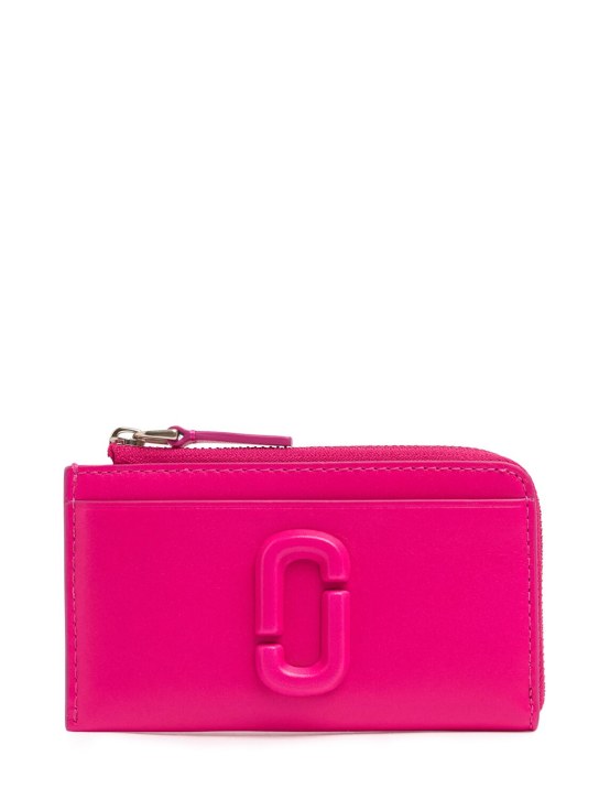 Marc Jacobs: Portafoglio The Top Zip in pelle - Rosa Hot - women_0 | Luisa Via Roma