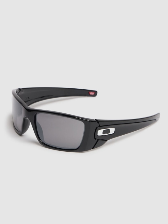 Oakley: Fuel Cell Lucid squared sunglasses - Black - women_1 | Luisa Via Roma