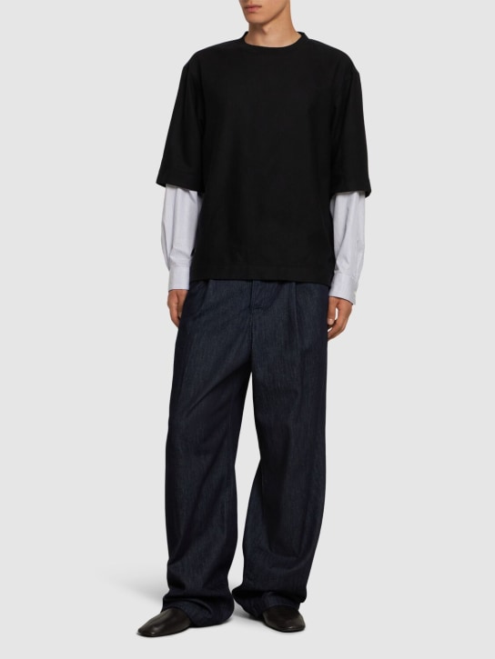 Dries Van Noten: Doppelärmeliger Strickpullover „Corrow“ - men_1 | Luisa Via Roma