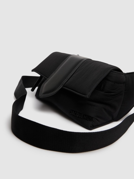 Jacquemus: La Banane Bambino belt bag - Black - men_1 | Luisa Via Roma