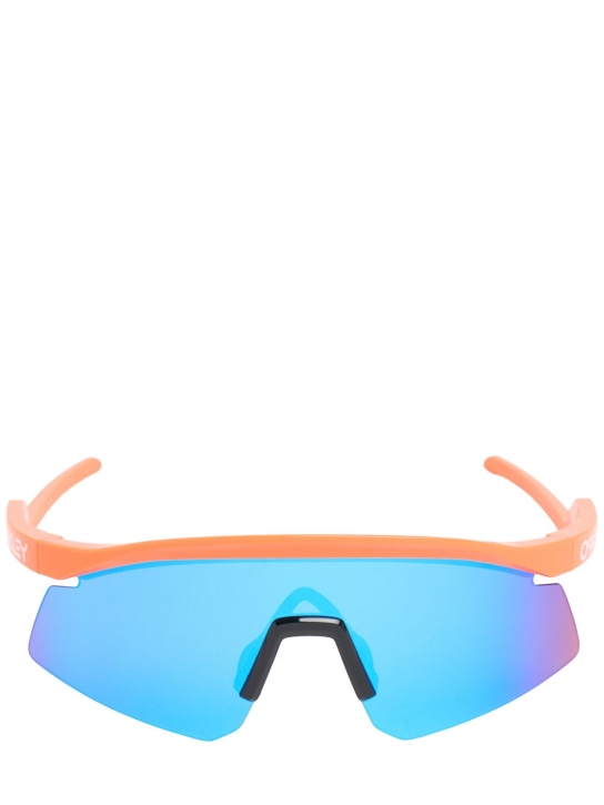 Oakley: Hydra Prizm mask sunglasses - Blue/Orange - women_0 | Luisa Via Roma