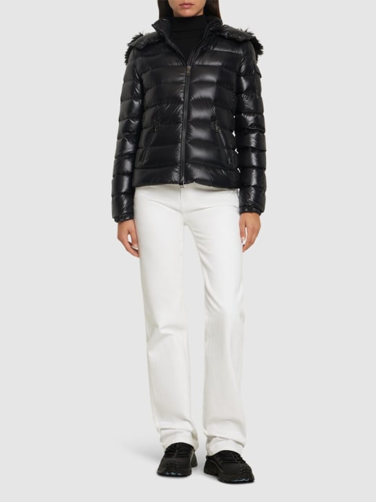 Moncler: Badyf nylon down jacket - Black - women_1 | Luisa Via Roma