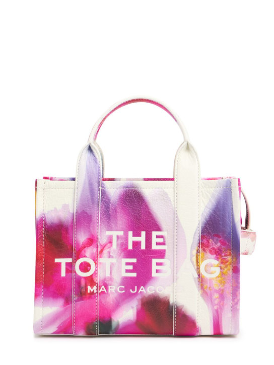 Marc Jacobs: Tasche aus Canvas „The Small Tote“ - Weiß/Multi - women_0 | Luisa Via Roma