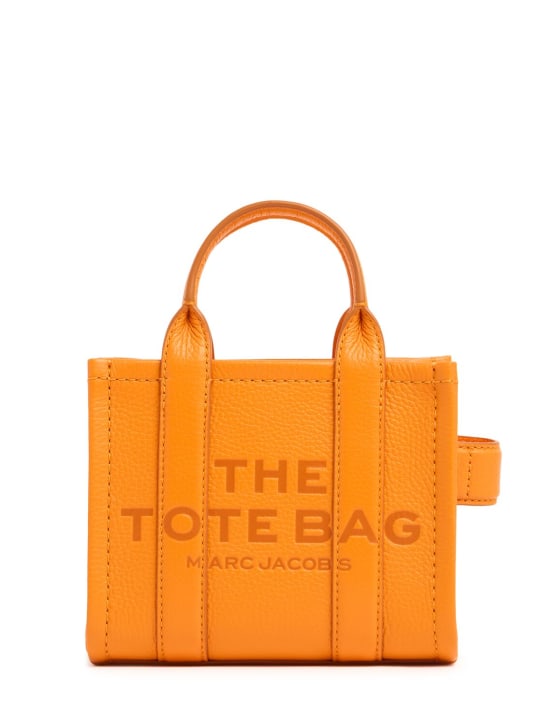 Marc Jacobs: Tote aus Leder „The Crossbody“ - Mandarine - men_0 | Luisa Via Roma