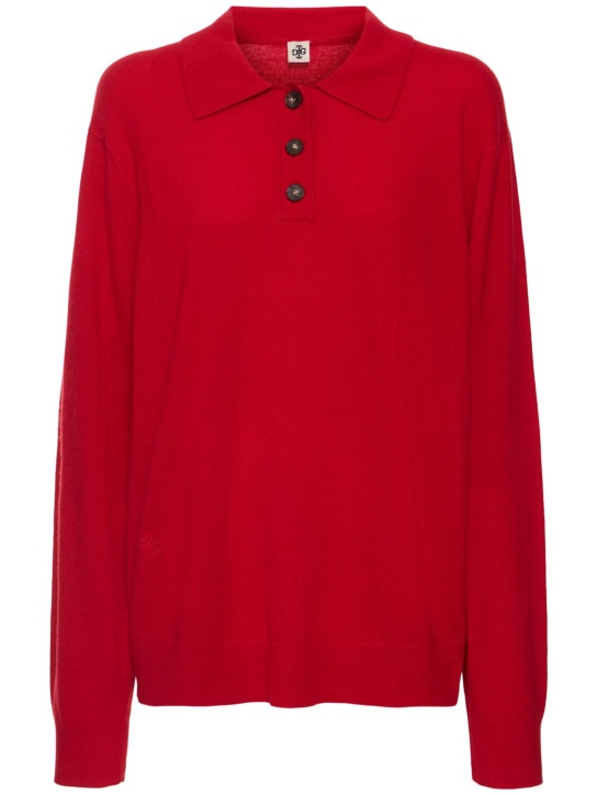 The Garment: Como wool blend knit polo sweater - women_0 | Luisa Via Roma