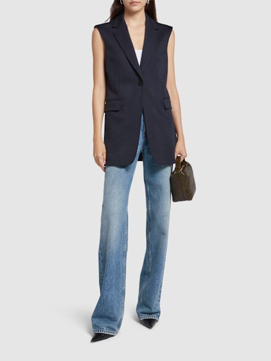 Max Mara: Tenue wool vest - women_1 | Luisa Via Roma