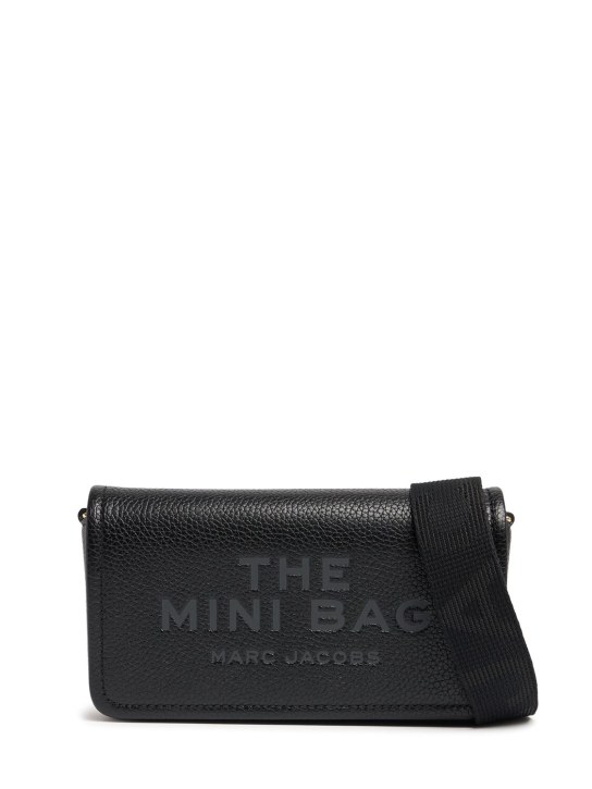 Marc Jacobs: The Mini leather shoulder bag - Black - women_0 | Luisa Via Roma