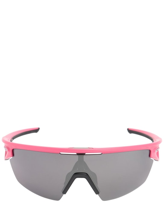 Oakley: Sphaera mask sunglasses - Black/Fuchsia - women_0 | Luisa Via Roma