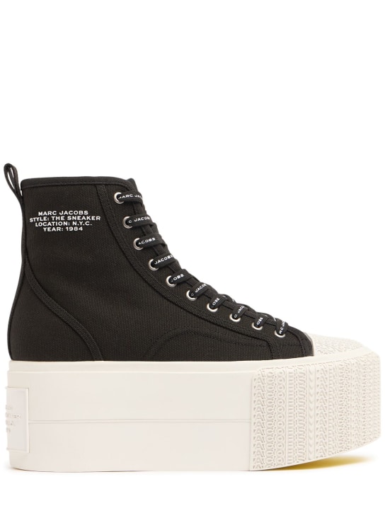 Marc Jacobs: Sneakers platform The High Top 80mm - Nero - women_0 | Luisa Via Roma