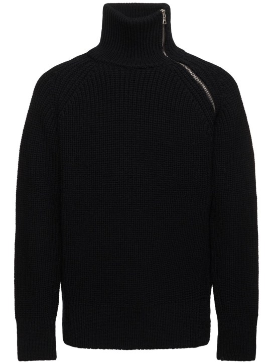 Dries Van Noten: Monty wool turtleneck sweater - men_0 | Luisa Via Roma