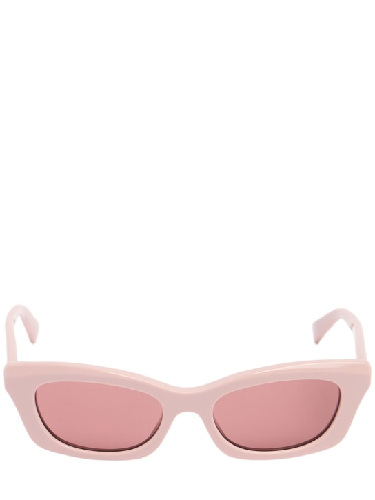 Alexander McQueen: Occhiali da sole AM0474S in acetato - women_0 | Luisa Via Roma