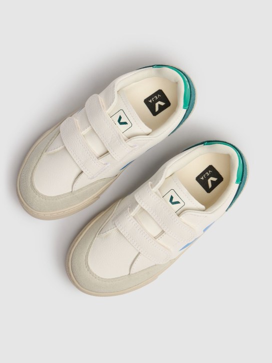 Veja: Sneakers V-12 in pelle senza cromo - kids-girls_1 | Luisa Via Roma