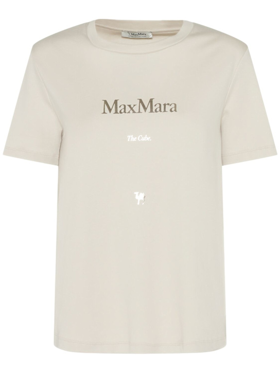 'S Max Mara: Quieto jersey short sleeved t-shirt - women_0 | Luisa Via Roma