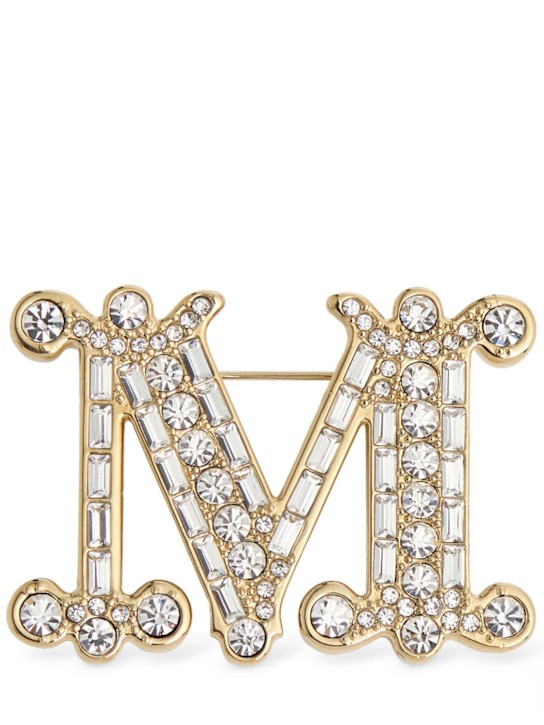 Max Mara: Bath2 crystal pin - women_0 | Luisa Via Roma