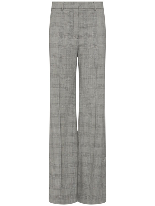 Sportmax: Batun wool blend flared pants - women_0 | Luisa Via Roma