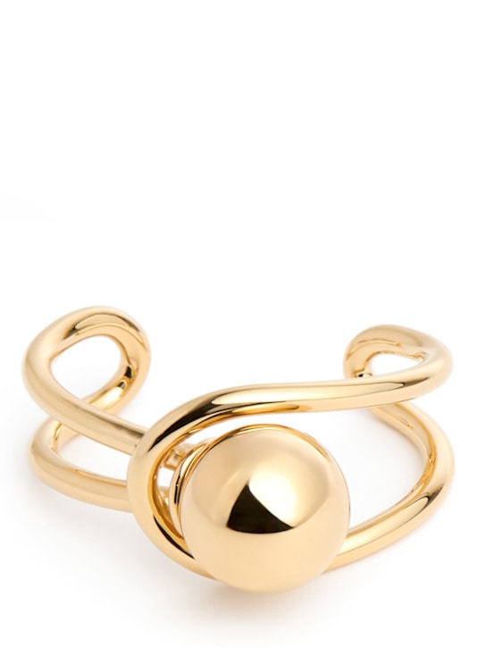 Jacquemus: La Rond Nodo cuff bracelet - women_0 | Luisa Via Roma