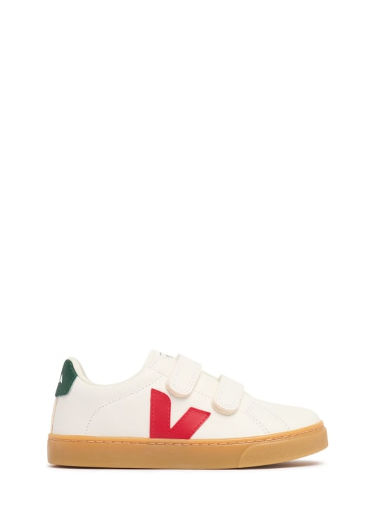 Veja: Sneakers Esplar in pelle senza cromo - Bianco/Multi - kids-girls_0 | Luisa Via Roma