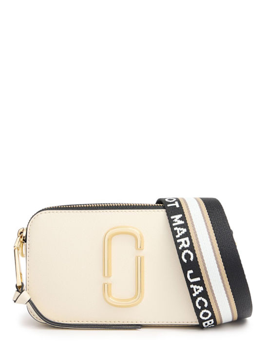 Marc Jacobs: Colorblock Snapshot leather shoulder bag - women_0 | Luisa Via Roma