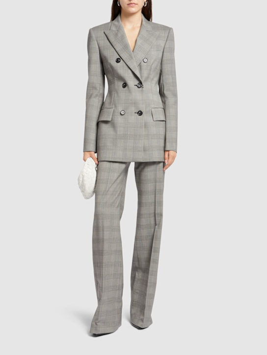 Sportmax: Batun wool blend flared pants - women_1 | Luisa Via Roma