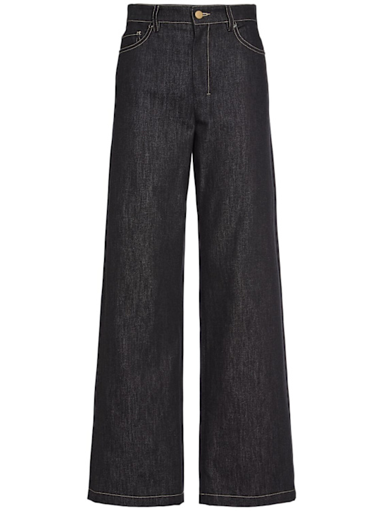 Balco denim wide leg mid-waist jeans - Thumbnail 1