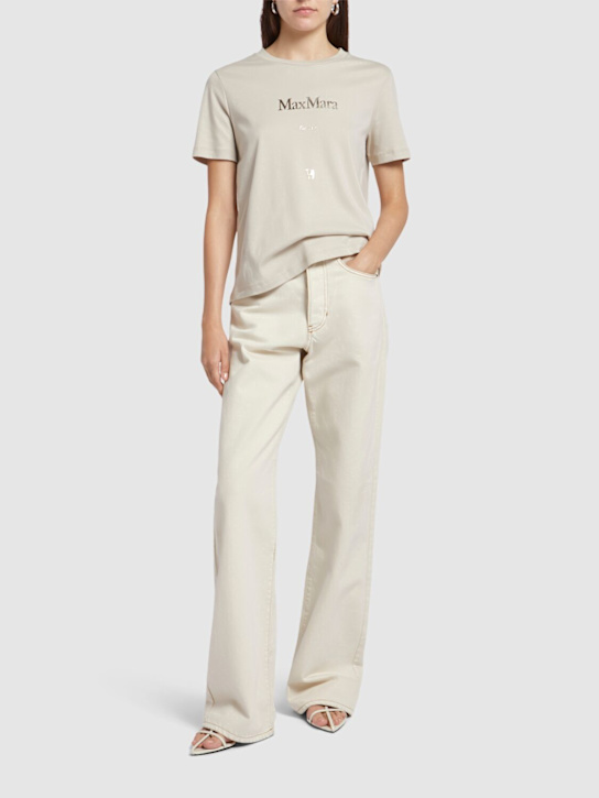 'S Max Mara: Quieto jersey short sleeved t-shirt - women_1 | Luisa Via Roma