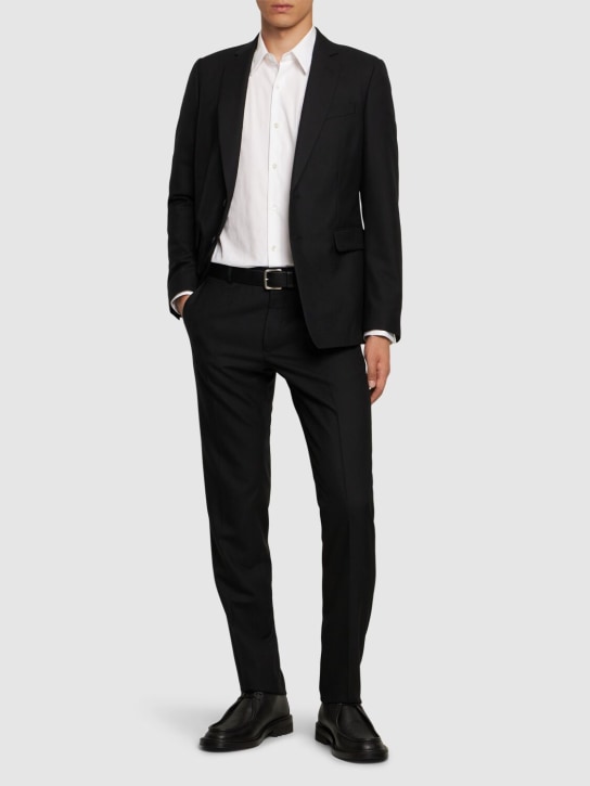 Dries Van Noten: Kayne single breast suit - Black - men_1 | Luisa Via Roma